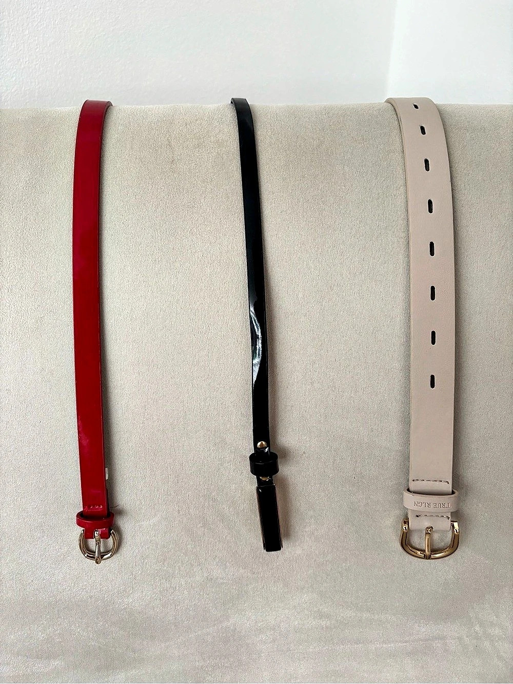 Banana Republic Leather-Look Belts Set of 3 Medium